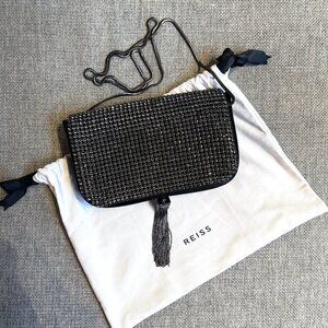 EUC Reiss Vienna Embellished Clutch Bag